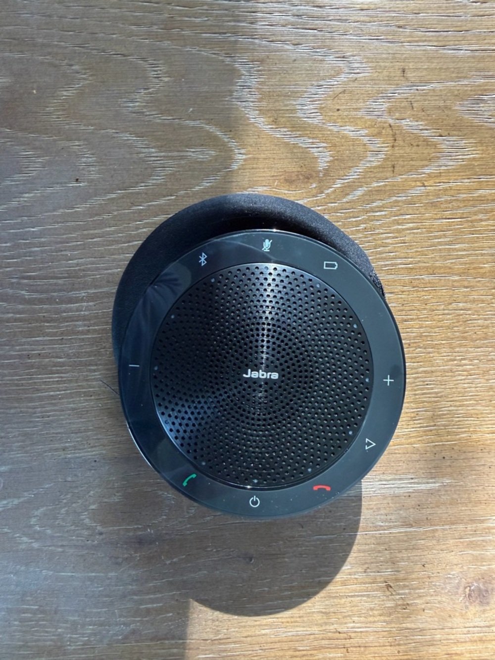 Jabra Black Portable Bluetooth Speakerphone – Hands-Free Conference Speaker